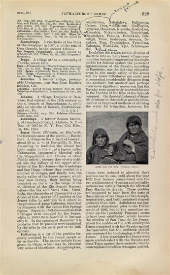 (EDWARD S. CURTIS.) Handbook of American Indians, Part 1, A-M, Bulletin #30 * Handbook of American Indians, Part 2, N-Z, Bulletin #30,